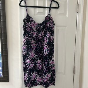 Torrid Purple Floral Dress